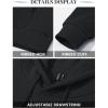 imageTACVASEN Mens Athletic Hoodies Fleece Lined Sweatshirt Pullover Soft Casual Hooded Sweatshirt with PocketBlack