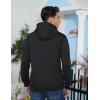 imageTACVASEN Mens Athletic Hoodies Fleece Lined Sweatshirt Pullover Soft Casual Hooded Sweatshirt with PocketBlack