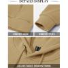 imageTACVASEN Mens Athletic Hoodies Fleece Lined Sweatshirt Pullover Soft Casual Hooded Sweatshirt with PocketKhaki
