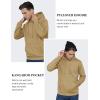 imageTACVASEN Mens Athletic Hoodies Fleece Lined Sweatshirt Pullover Soft Casual Hooded Sweatshirt with PocketKhaki