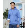 imageTACVASEN Mens Athletic Hoodies Fleece Lined Sweatshirt Pullover Soft Casual Hooded Sweatshirt with PocketLight Blue