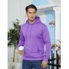 imageTACVASEN Mens Athletic Hoodies Fleece Lined Sweatshirt Pullover Soft Casual Hooded Sweatshirt with PocketLight Purple