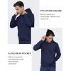 imageTACVASEN Mens Athletic Hoodies Fleece Lined Sweatshirt Pullover Soft Casual Hooded Sweatshirt with PocketNavy Blue