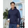 imageTACVASEN Mens Athletic Hoodies Fleece Lined Sweatshirt Pullover Soft Casual Hooded Sweatshirt with PocketNavy Blue