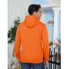 imageTACVASEN Mens Athletic Hoodies Fleece Lined Sweatshirt Pullover Soft Casual Hooded Sweatshirt with PocketOrange