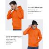 imageTACVASEN Mens Athletic Hoodies Fleece Lined Sweatshirt Pullover Soft Casual Hooded Sweatshirt with PocketOrange