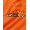 imageTACVASEN Mens Athletic Hoodies Fleece Lined Sweatshirt Pullover Soft Casual Hooded Sweatshirt with PocketOrange