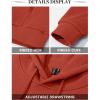 imageTACVASEN Mens Athletic Hoodies Fleece Lined Sweatshirt Pullover Soft Casual Hooded Sweatshirt with PocketOrange Red