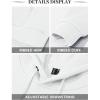 imageTACVASEN Mens Athletic Hoodies Fleece Lined Sweatshirt Pullover Soft Casual Hooded Sweatshirt with PocketWhite