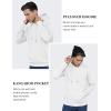 imageTACVASEN Mens Athletic Hoodies Fleece Lined Sweatshirt Pullover Soft Casual Hooded Sweatshirt with PocketWhite