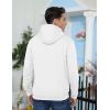 imageTACVASEN Mens Athletic Hoodies Fleece Lined Sweatshirt Pullover Soft Casual Hooded Sweatshirt with PocketWhite