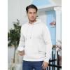 imageTACVASEN Mens Athletic Hoodies Fleece Lined Sweatshirt Pullover Soft Casual Hooded Sweatshirt with PocketWhite