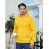 imageTACVASEN Mens Athletic Hoodies Fleece Lined Sweatshirt Pullover Soft Casual Hooded Sweatshirt with PocketYellow