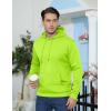 imageTACVASEN Mens Athletic Hoodies Fleece Lined Sweatshirt Pullover Soft Casual Hooded Sweatshirt with PocketYellow Green