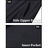 imageTACVASEN Mens Bomber Jacket Lightweight Casual Windproof Running Spring Windbreaker Sportswear OuterwearBlack