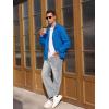 imageTACVASEN Mens Bomber Jacket Lightweight Casual Windproof Running Spring Windbreaker Sportswear OuterwearBlue Green