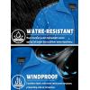 imageTACVASEN Mens Bomber Jacket Lightweight Casual Windproof Running Spring Windbreaker Sportswear OuterwearBlue Green