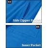 imageTACVASEN Mens Bomber Jacket Lightweight Casual Windproof Running Spring Windbreaker Sportswear OuterwearBlue Green