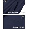 imageTACVASEN Mens Bomber Jacket Lightweight Casual Windproof Running Spring Windbreaker Sportswear OuterwearNavy