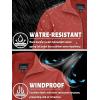 imageTACVASEN Mens Bomber Jacket Lightweight Casual Windproof Running Spring Windbreaker Sportswear OuterwearOrange Red