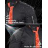 imageTACVASEN Mens Bomber Jacket Windproof Windbreaker Thermal Quilted Jacket Warm Winter Padded CoatsBlack