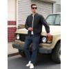 imageTACVASEN Mens Bomber Jacket Windproof Windbreaker Thermal Quilted Jacket Warm Winter Padded CoatsBlack