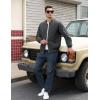 imageTACVASEN Mens Bomber Jacket Windproof Windbreaker Thermal Quilted Jacket Warm Winter Padded CoatsDarkgrey