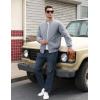 imageTACVASEN Mens Bomber Jacket Windproof Windbreaker Thermal Quilted Jacket Warm Winter Padded CoatsLightgrey