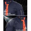 imageTACVASEN Mens Bomber Jacket Windproof Windbreaker Thermal Quilted Jacket Warm Winter Padded CoatsNavy