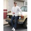 imageTACVASEN Mens Bomber Jacket Windproof Windbreaker Thermal Quilted Jacket Warm Winter Padded CoatsWhite