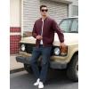 imageTACVASEN Mens Bomber Jacket Windproof Windbreaker Thermal Quilted Jacket Warm Winter Padded CoatsWinered
