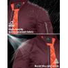 imageTACVASEN Mens Bomber Jacket Windproof Windbreaker Thermal Quilted Jacket Warm Winter Padded CoatsWinered