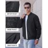imageTACVASEN Mens Bomber Jackets Thermal Quilted Jacket Water Resistant Warm Winter CoatsBlack