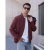 imageTACVASEN Mens Bomber Jackets Thermal Quilted Jacket Water Resistant Warm Winter CoatsWine Red
