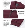 imageTACVASEN Mens Bomber Jackets Thermal Quilted Jacket Water Resistant Warm Winter CoatsWine Red