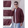 imageTACVASEN Mens Bomber Jackets Thermal Quilted Jacket Water Resistant Warm Winter CoatsWine Red