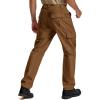 imageTACVASEN Mens Cargo Work Pants Hiking Tactical Waterproof Ripstop Breathable Stretch Pants with 8 PocketsNo BeltBrown