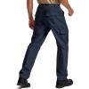 imageTACVASEN Mens Cargo Work Pants Hiking Tactical Waterproof Ripstop Breathable Stretch Pants with 8 PocketsNo BeltNavy