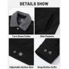 imageTACVASEN Mens Corduroy Jacket Fleece Sherpa Lined Winter Coats Warm Cotton Casual Trucker Cargo Jacket with Multi PocketsBlack