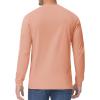 imageTACVASEN Mens Cotton Henley Shirts Long Slevee 3Button with Pocket Moisture Wicking Casual ShirtsApricot