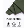 imageTACVASEN Mens Cotton Henley Shirts Long Slevee 3Button with Pocket Moisture Wicking Casual ShirtsArmy Green