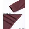 imageTACVASEN Mens Cotton Henley Shirts Long Slevee 3Button with Pocket Moisture Wicking Casual ShirtsBurgundy