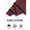 imageTACVASEN Mens Cotton Henley Shirts Long Slevee 3Button with Pocket Moisture Wicking Casual ShirtsBurgundy
