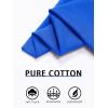 imageTACVASEN Mens Cotton Henley Shirts Long Slevee 3Button with Pocket Moisture Wicking Casual ShirtsColor Blue