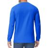 imageTACVASEN Mens Cotton Henley Shirts Long Slevee 3Button with Pocket Moisture Wicking Casual ShirtsColor Blue