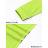 imageTACVASEN Mens Cotton Henley Shirts Long Slevee 3Button with Pocket Moisture Wicking Casual ShirtsFluorescent Green
