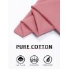 imageTACVASEN Mens Cotton Henley Shirts Long Slevee 3Button with Pocket Moisture Wicking Casual ShirtsGray Pink