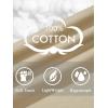 imageTACVASEN Mens Cotton Henley Shirts Long Slevee 3Button with Pocket Moisture Wicking Casual ShirtsKhaki