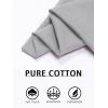 imageTACVASEN Mens Cotton Henley Shirts Long Slevee 3Button with Pocket Moisture Wicking Casual ShirtsLight Gray