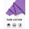 imageTACVASEN Mens Cotton Henley Shirts Long Slevee 3Button with Pocket Moisture Wicking Casual ShirtsLight Purple